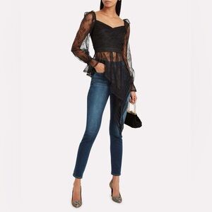 SELF-PORTRAIT
Ruffled Lace Wrap Top size 4 Worn once!!!